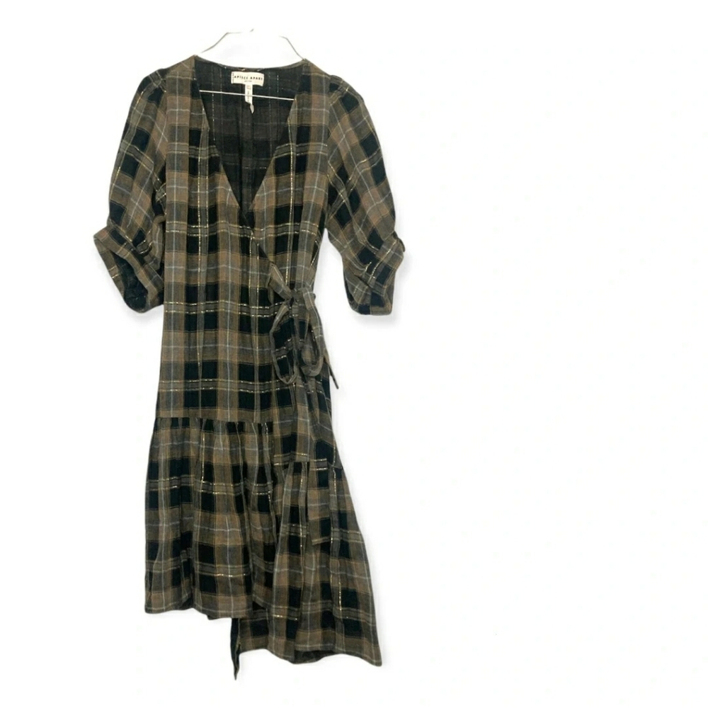 APIECE APART DRESS Plaid size 0 - Picture 4 of 16